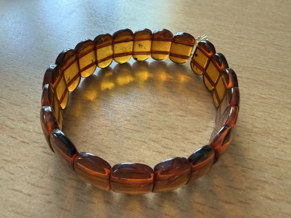 Bracciali & Braccialetti: Vintage-Armband aus baltischem Bernstein – Usato da Lamone venduto da LaCantinaMagica 2