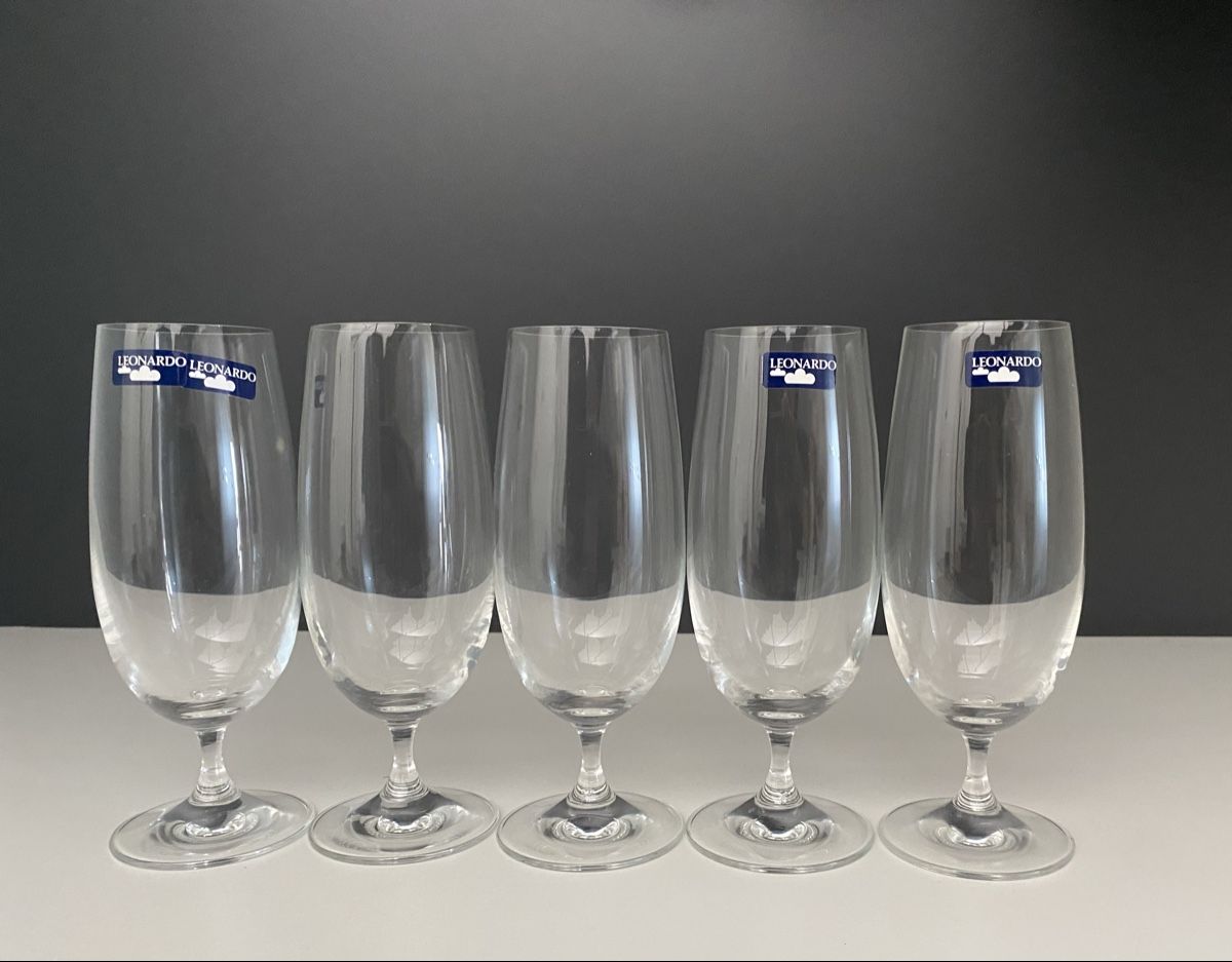 Gläser: 5 Leonardo Biergläser neu 🍻 – Neu (gemäss Beschreibung) aus Hergiswil LU von FcMalkov
