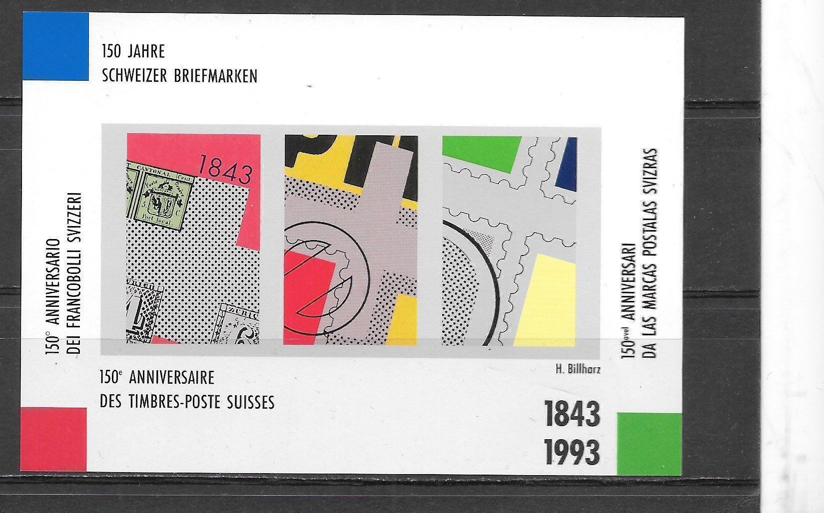 Tutti i francobolli: Vignette 150 Jahre Schweizer Briefmarken 1993 – Nuovo (secondo la descrizione) da Olten venduto da clotaldi
