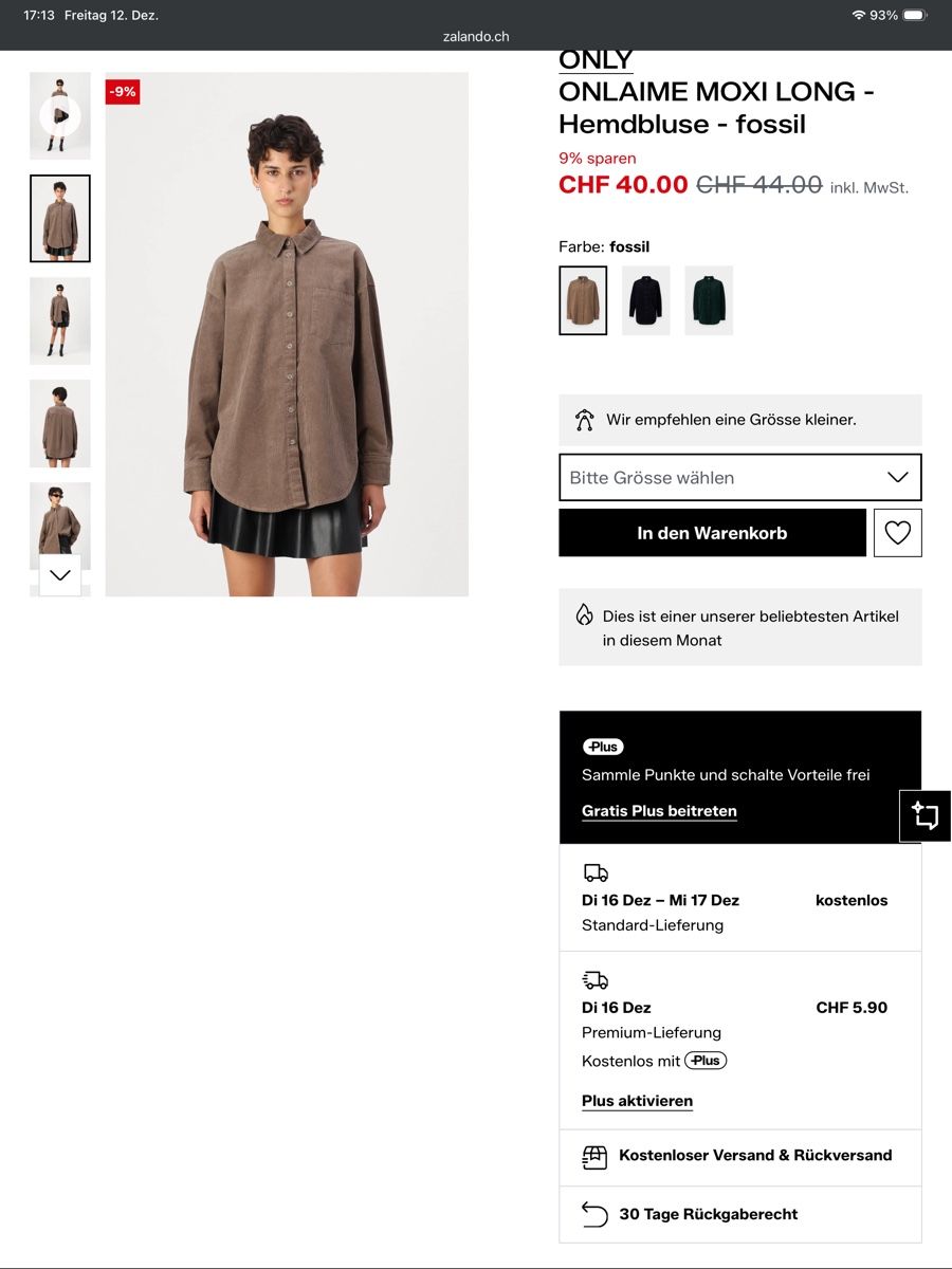 Camicette: Only Hemdbluse (neu) – Nuovo e nell'imballaggio originale da Galmiz venduto da Chr7D 1