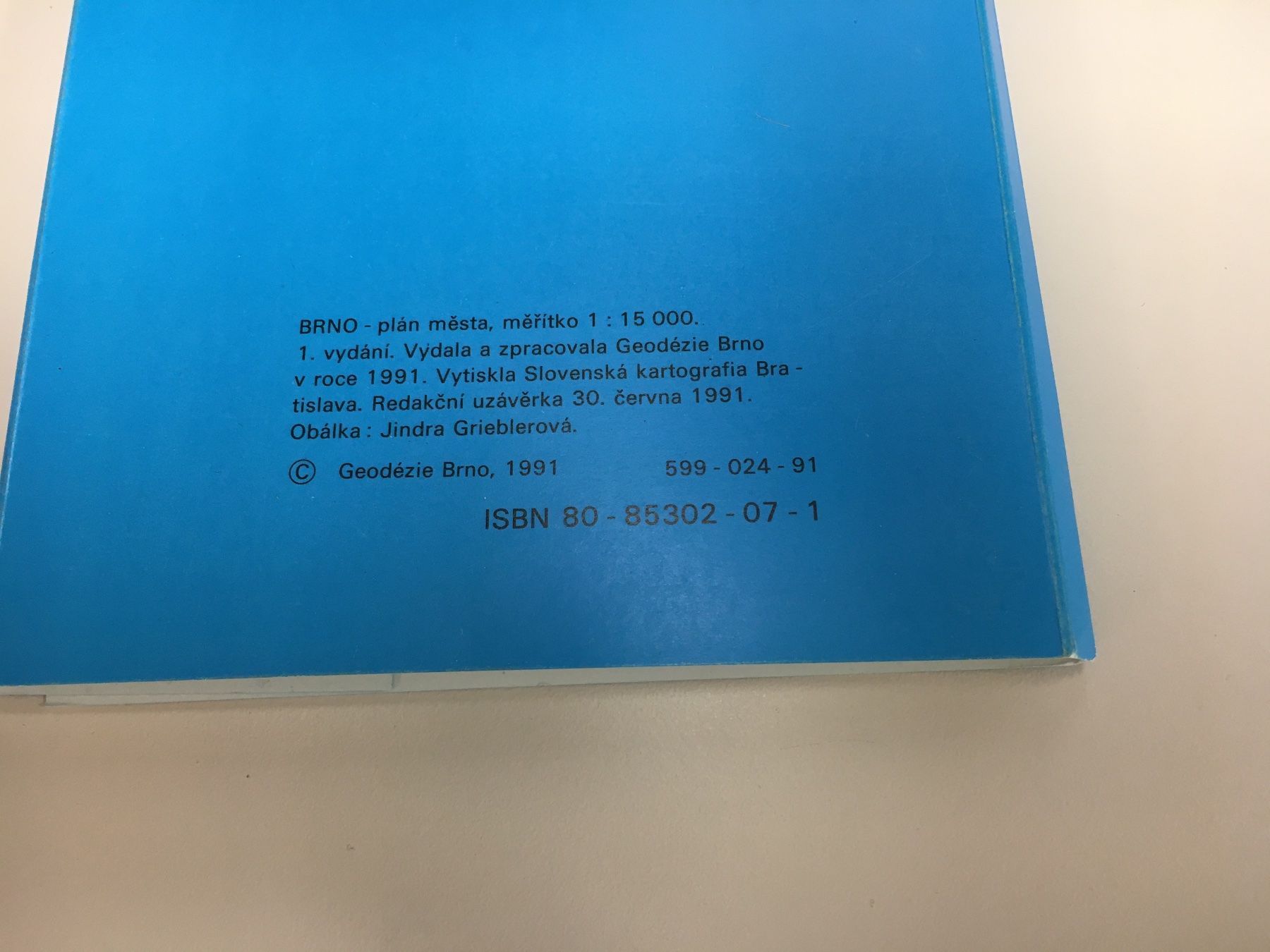 Cartine & Atlanti: Alter Stadtplan BRNO (Tschechien) – Usato da Siegershausen venduto da Bubsi83 1