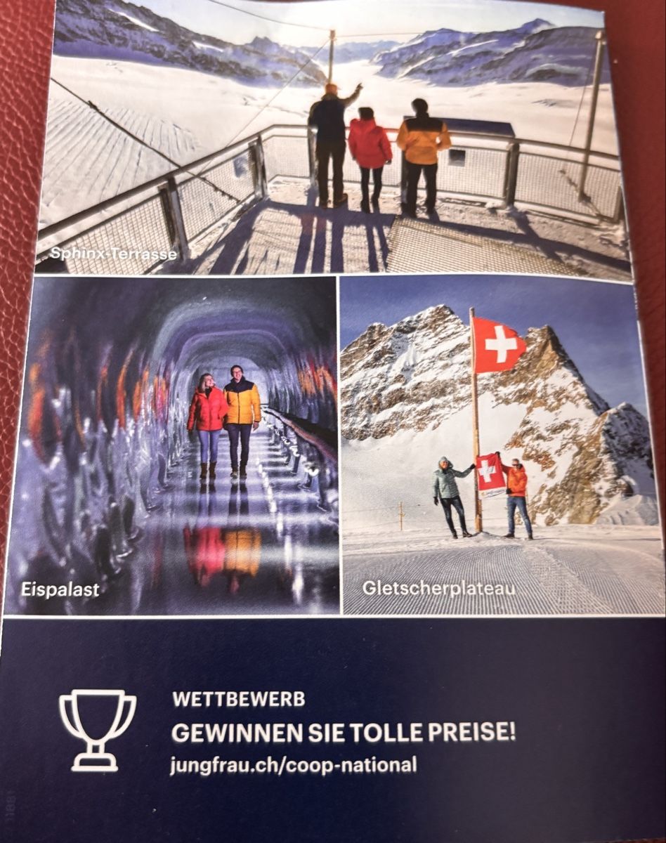 Billets: 50% Jungfraujoch – Neuf (Voir description) à Bönigen par Labe 2