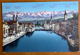 Zürich - Limmat - Tram 1913