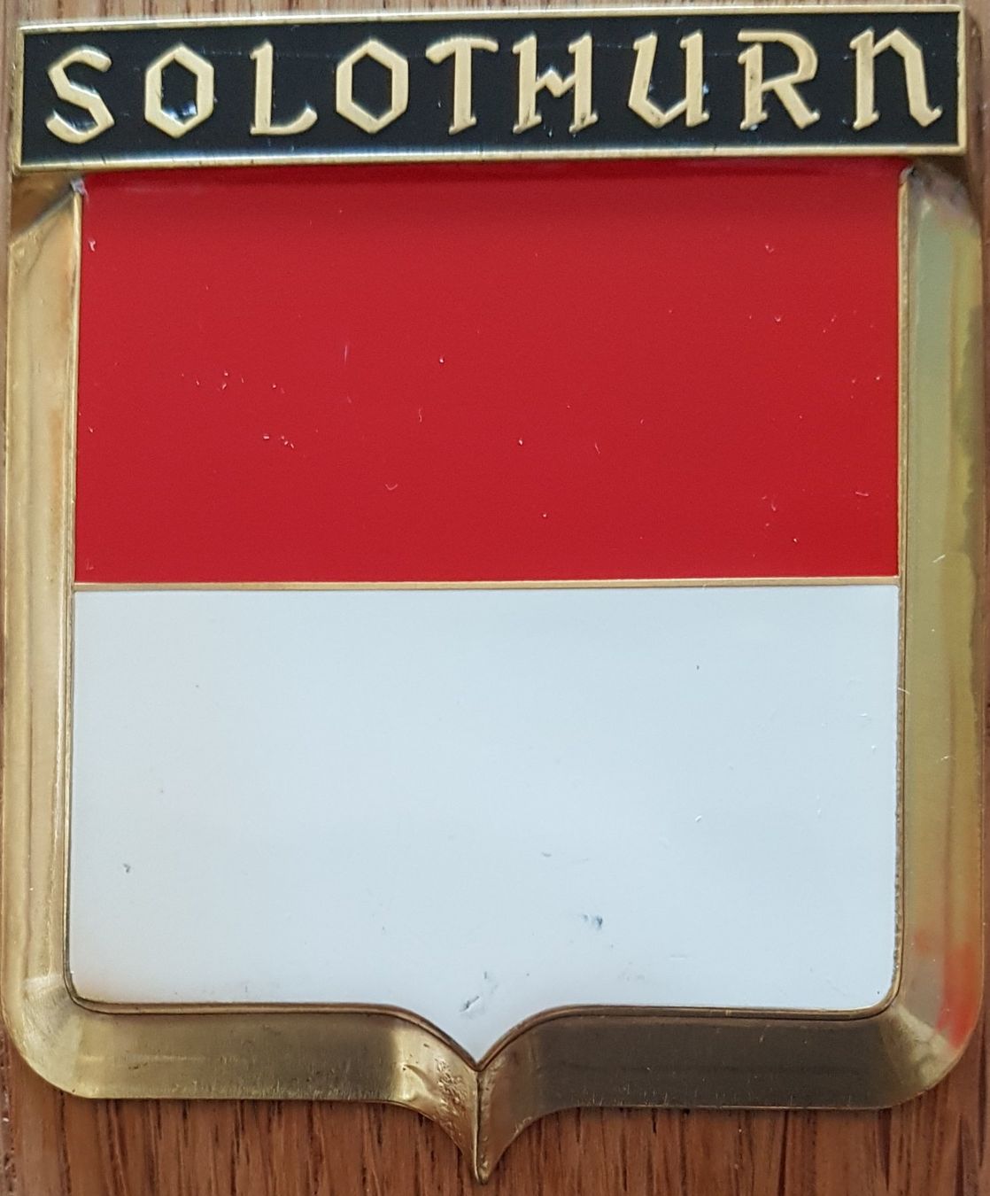 Schilder: Schild / Emblem SOLOTHURN – Gebraucht aus Neuchâtel von Blondy_73