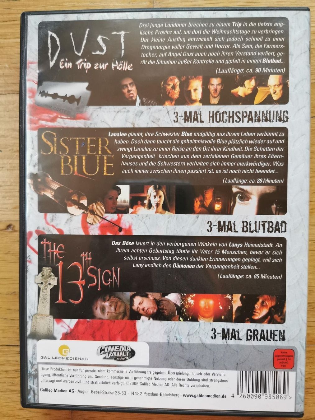 Tous les DVDs: Die Horror Collection – D'occasion à St. Gallen par elkapone 1