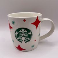 Starbucks Weihnachtstasse Sterne 370 ml New Bone China