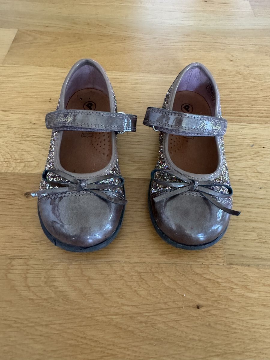 Schuhe für Mädchen: Pablosky Ballerinas glitzer braun Grösse 24 – Gebraucht aus Zürich von wtpooh 2