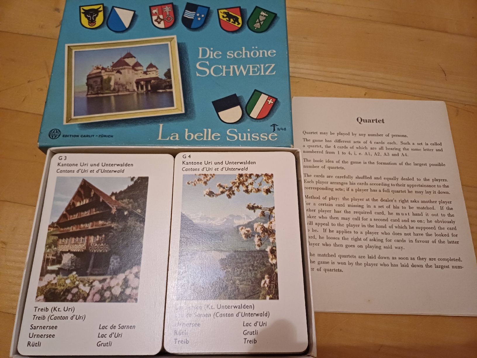 Carlit Giochi: Quartett Schweiz – Usato da Windlach venduto da lanuj
