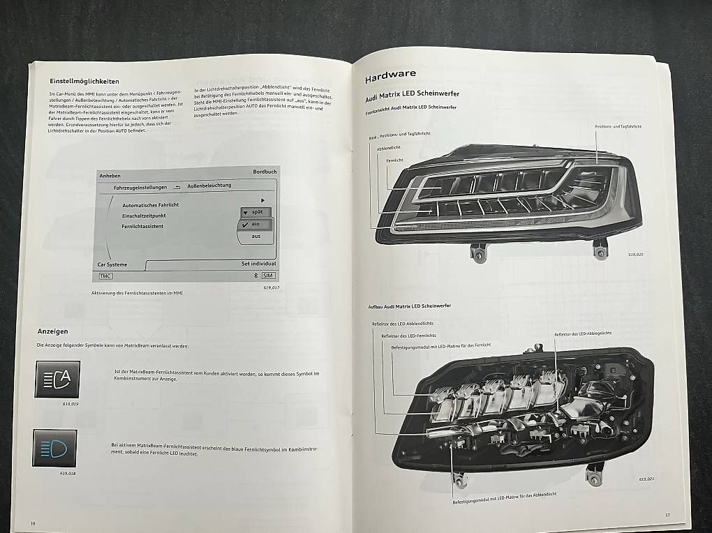 Scheinwerfer: Audi Selbststudienprogramm 619 Matrix LED Scheinwerfer  – Gebraucht aus steffisburg von geadi 1