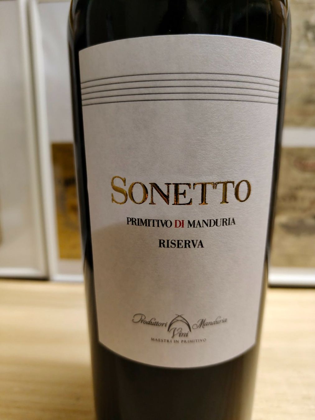 Vino: 2013 PRIMITIVO DI MANDURIA RISERVA SONETTO – Nuovo e nell'imballaggio originale da Münchenstein venduto da weinundspirituosen 3