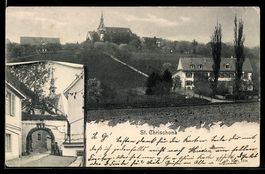 St. Chrischona, Panorama mit Kirche und 