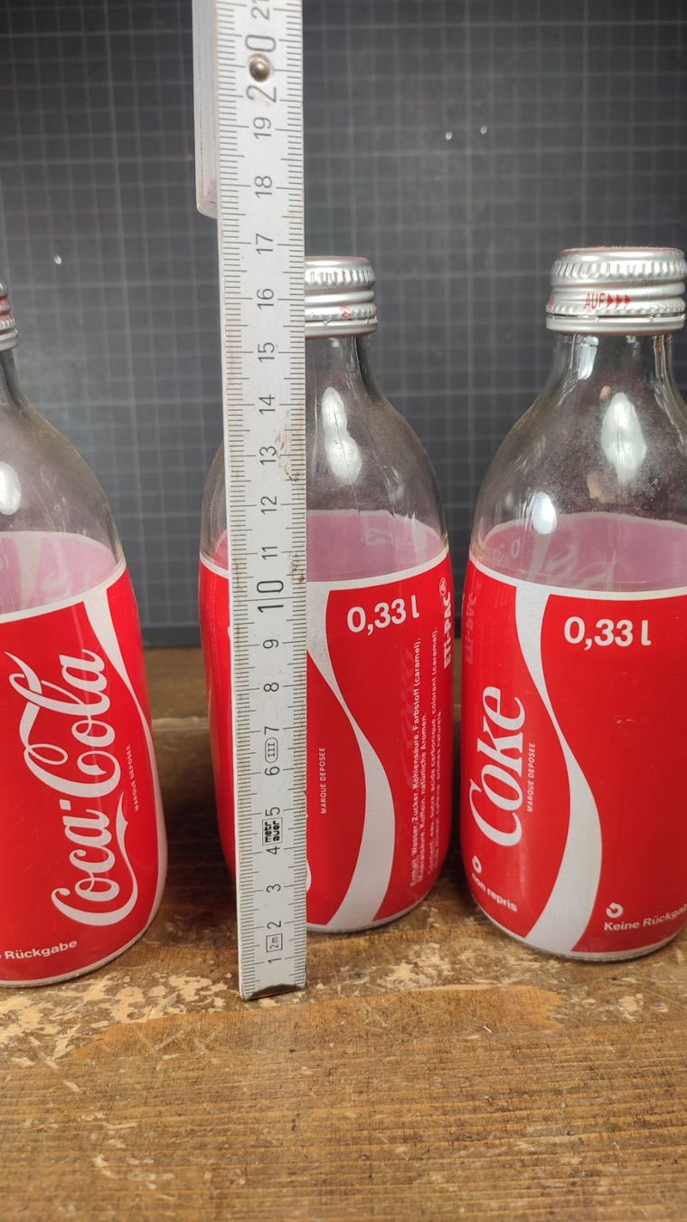 Bottiglie: 4 Wunderschöne alte COCA-COLA FLASCHEN 1984 – Usato da Gelterkinden venduto da MYSTOREFORYOU4460 4