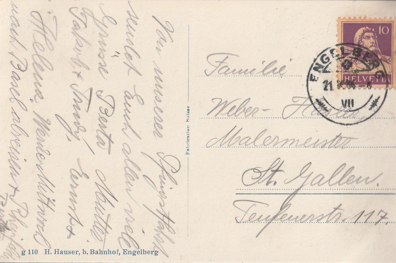 Cartoline postali: Engelberg – Usato da Lumbrein venduto da made02 1