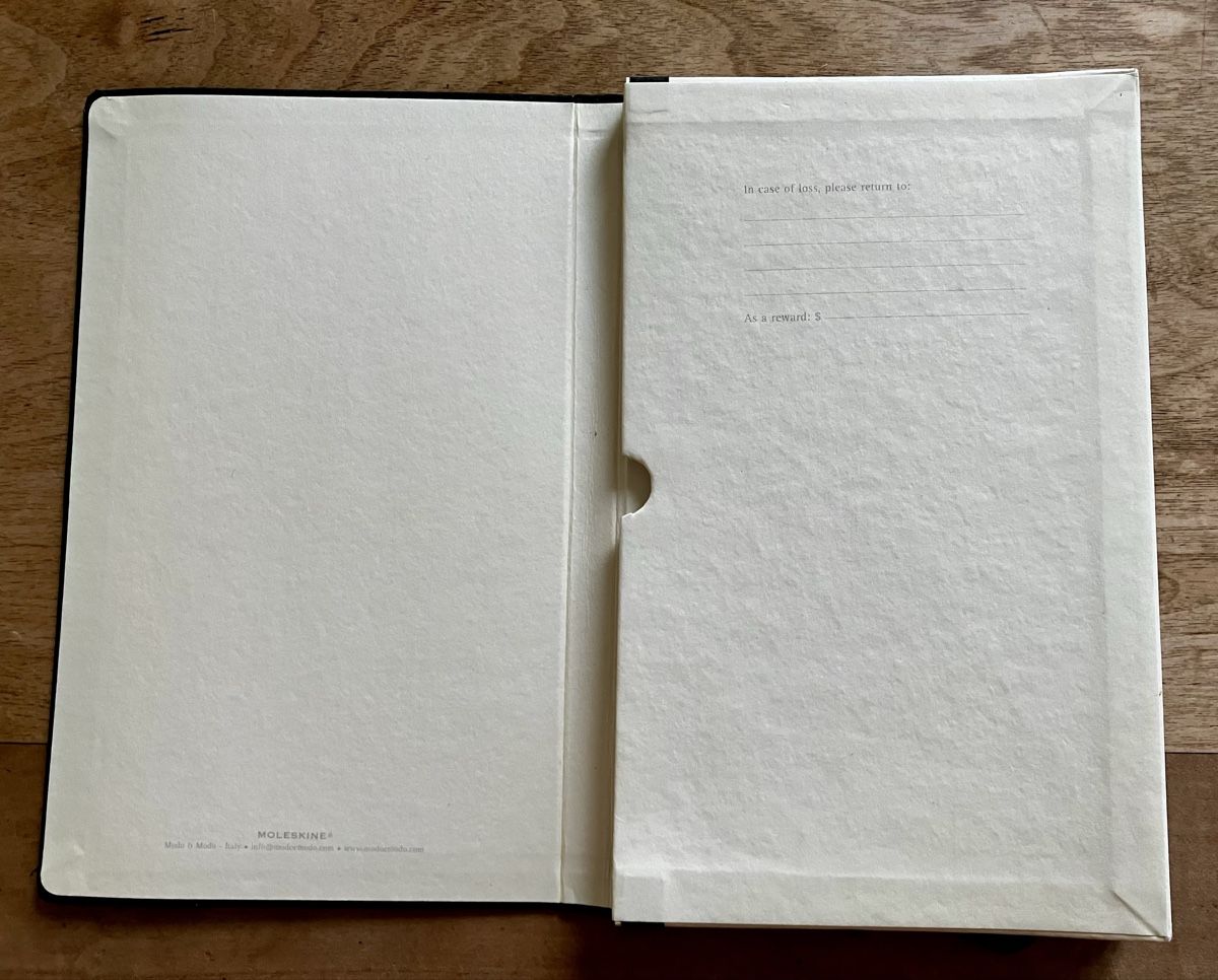 Bücher: Moleskine Aufbewahrung – Gebraucht aus Buchs AG von Allerleis