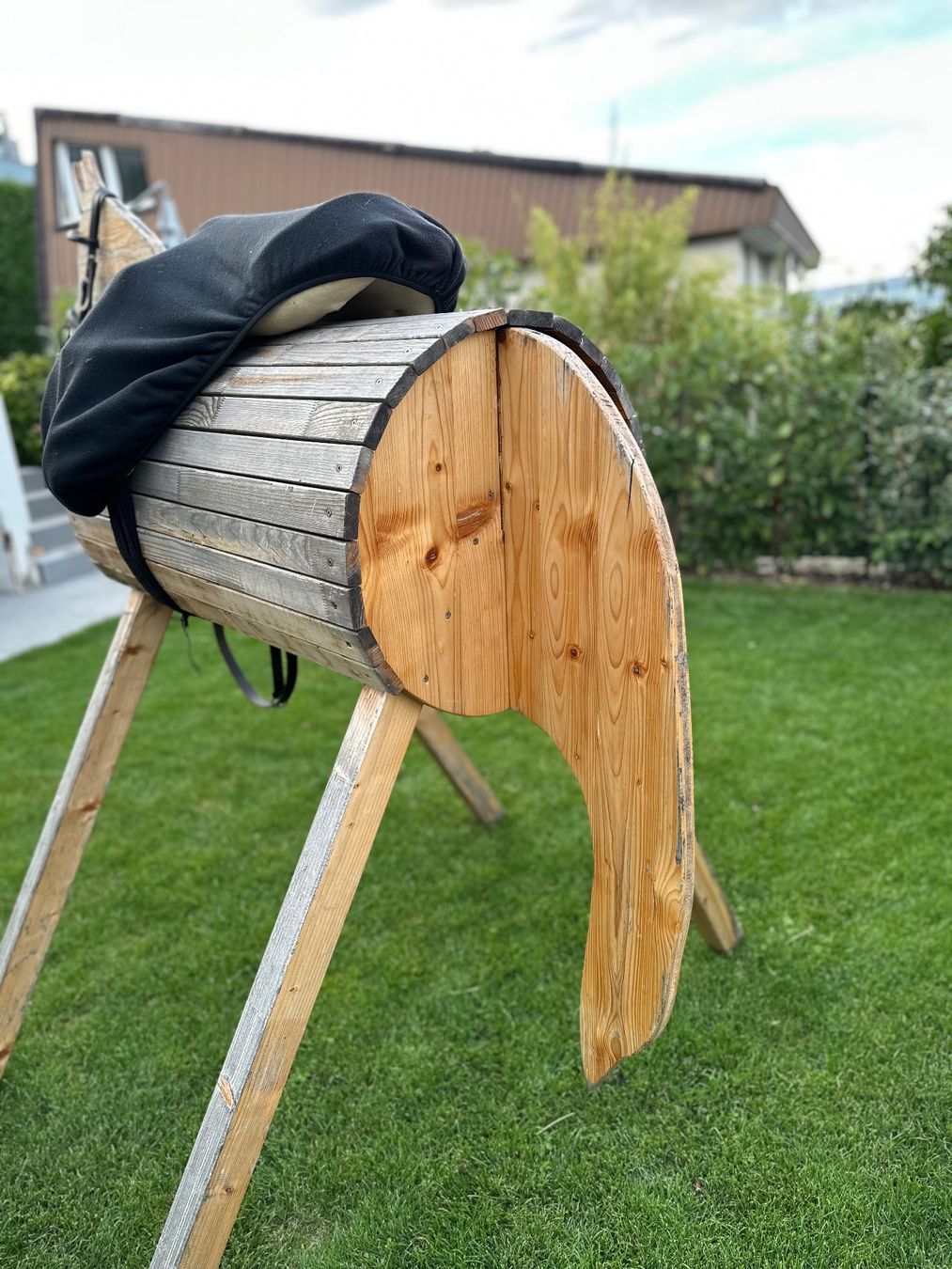 Giocattoli: Holzpferd, Spielpferd, Garten – Usato da Wädenswil venduto da sondi136 7