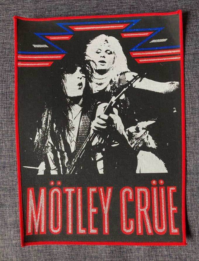Patches: Mötley Crüe - Backpatch - Rare - Original 80`s Vintage – Neu (gemäss Beschreibung) aus Zürich von LustForLive