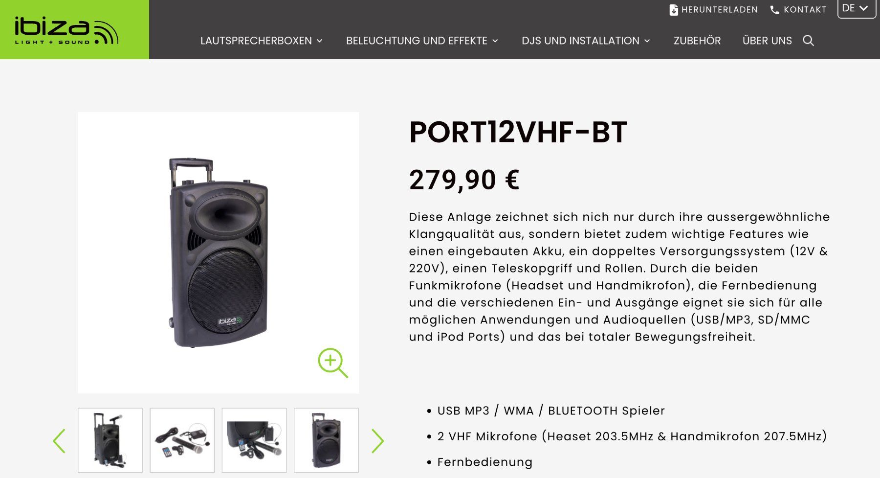 Casse acustiche: Ibiza PA Anlage 700 Watt – Usato da Ettingen venduto da Blauenblau 2