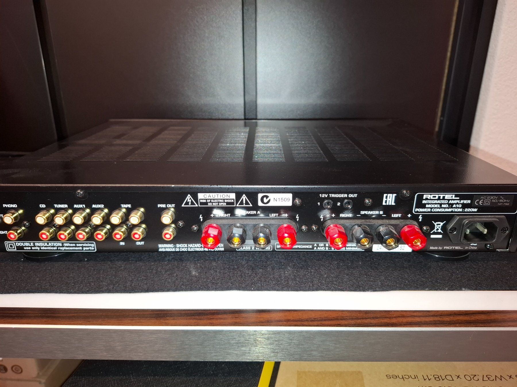 Rotel Amplificatori: Rotel A10 schwarz – Usato da Kerzers venduto da Hubihifi 2