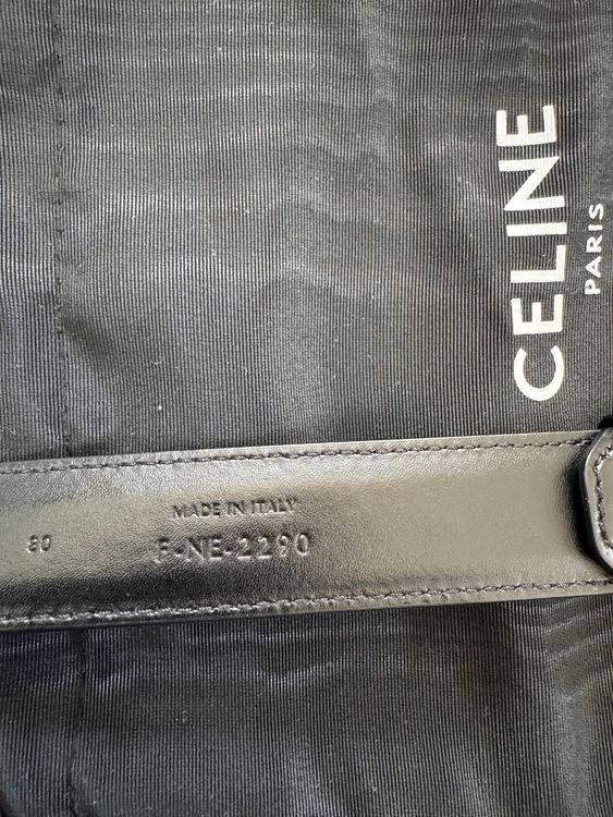 Cinture: Eleganter Celine Gürtel, Schwarz, Grösse 80 – Nuovo (secondo la descrizione) da Illnau venduto da Bigmama14 2