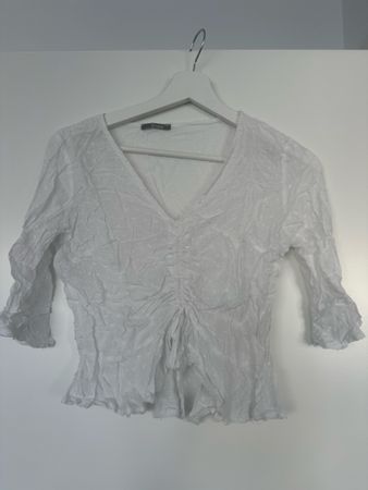 Dixie Sommerbluse, weiss, Grösse M, ideal für den Sommer!
