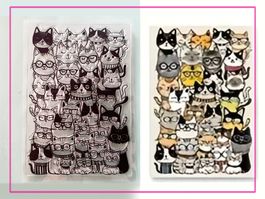 Witzige Katzen /11x16cm - Silikonstempel