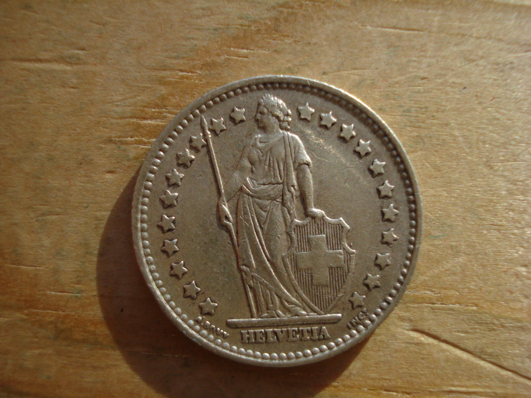 Tutti le monete: (S) 1 Franken 1936  VZ- – Usato da Erlach venduto da Net-Coins 1
