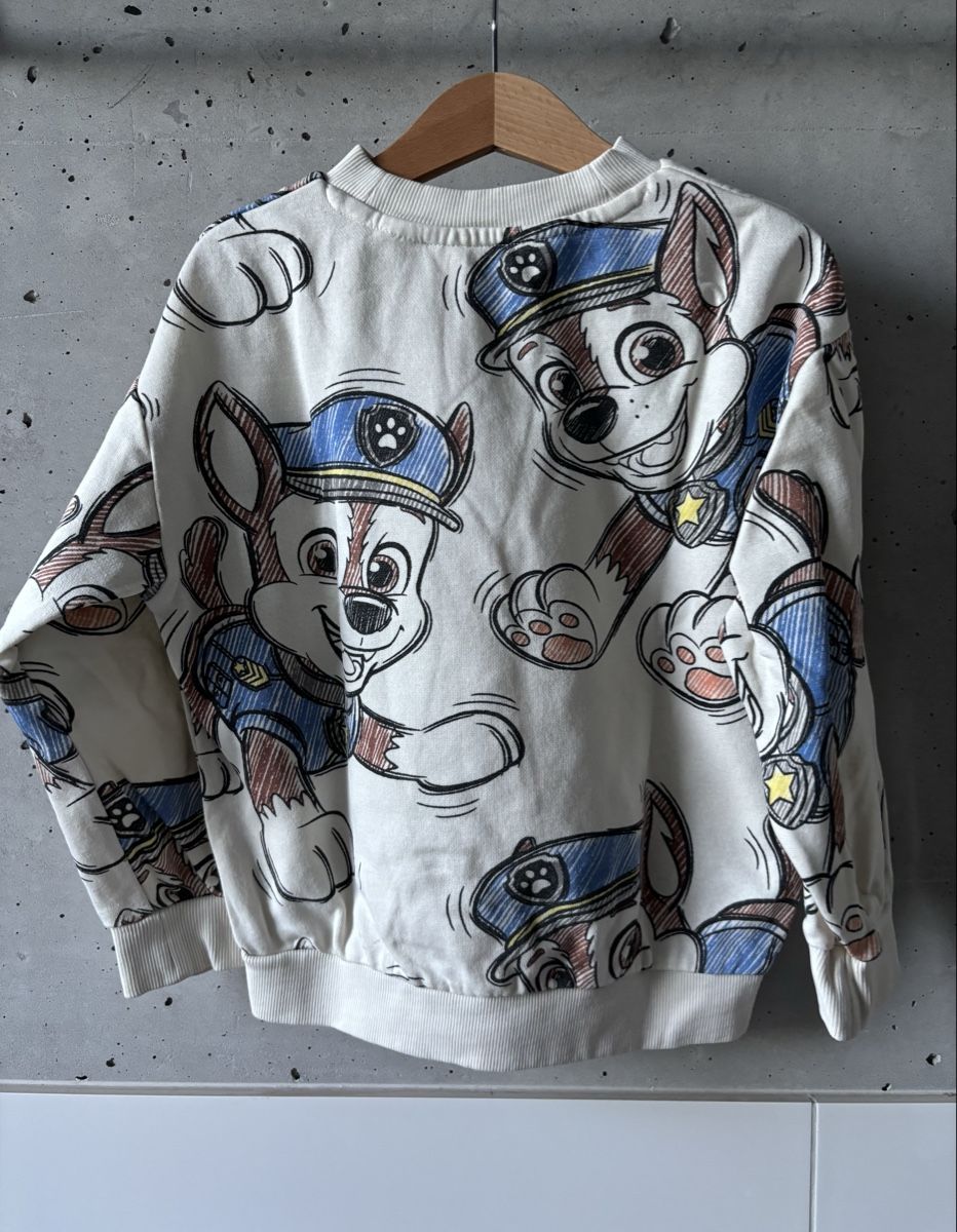 H&M Maglioni & Felpe: H&M Pullover Paw Patrol 110/116 beige Chase Kinder – Usato da Rebstein venduto da wendy321meins 2