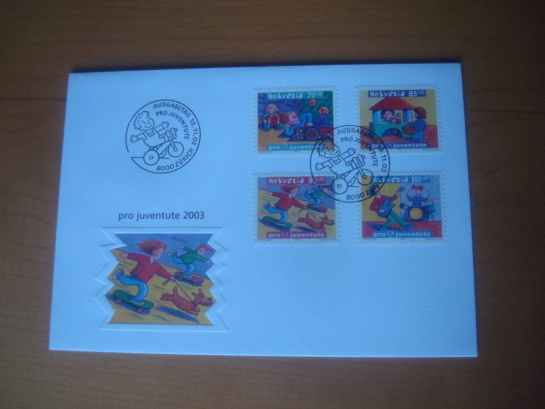 Tutti i francobolli: PJ 2003 FDC Serie‪ – Usato da Gordola venduto da Polentaefung