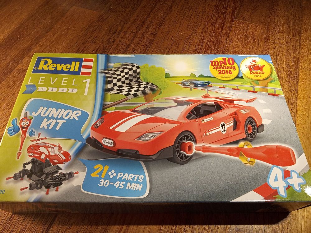 Revell Modellbau Bausatz Junior Kit Roter Rennwagen Rennauto | Kaufen ...