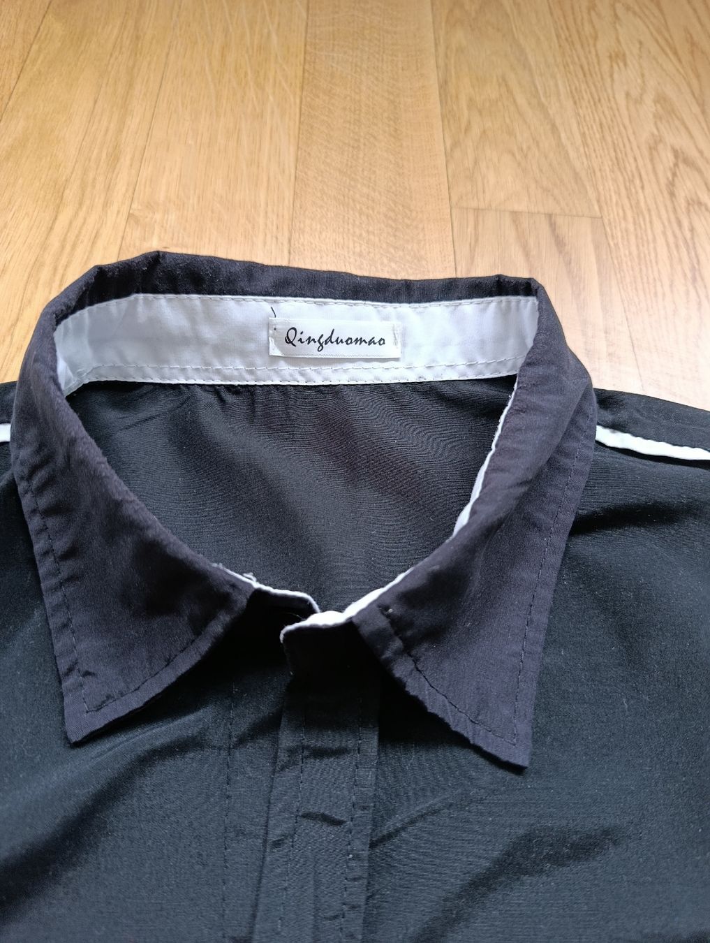 Camicie: schwarz weiss Herren Hemd – Usato da Trimbach venduto da lysy507777 3