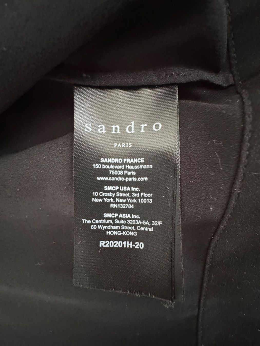 Sandro Vestiti: Robe noire Sandro plissée chic et élégante taille 36 S – Usato da Adliswil venduto da sskb 2