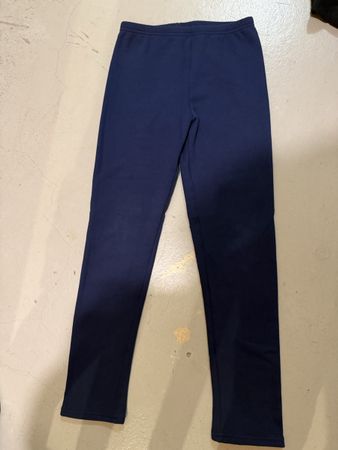 Fleece Leggings dunkelblau Grösse 146
