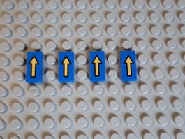 LEGO Classic Space - Bedruckte Fliesen - 3069p06 (Lot 15)