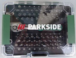 Parkside Bit-Set mit Knarre gebraucht im Koffer 58-teilig