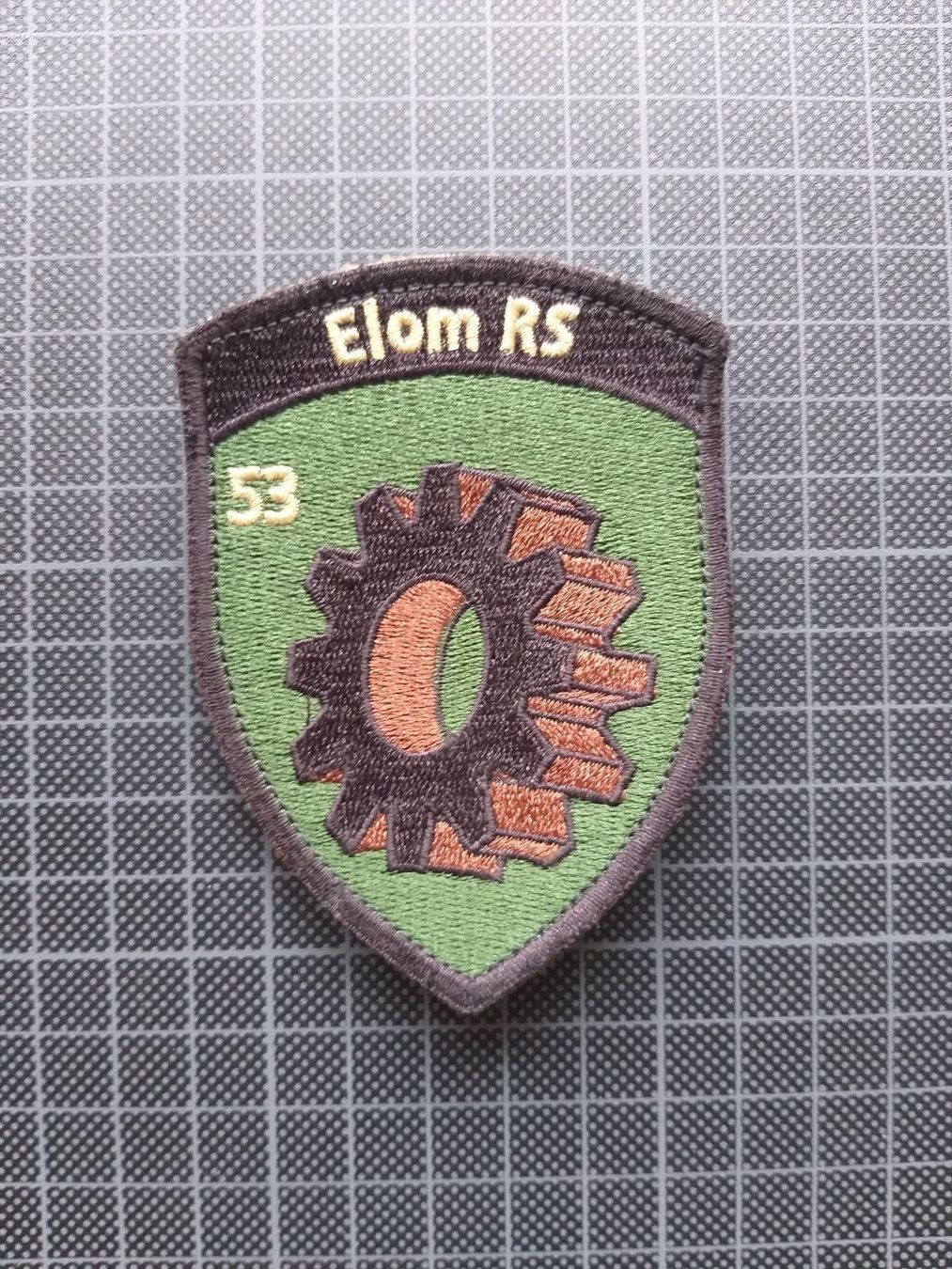 Placchette & Badge: Verbandsabzeichen Elom RS 53 Klett – Usato da Bauma venduto da SwissMilitaria