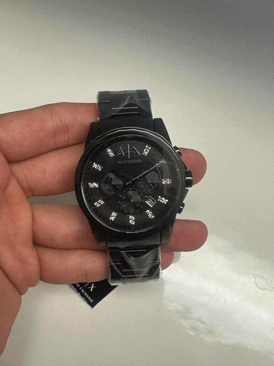 Armani Orologi: Armani Exchange Chronograph Schwarz, Neu – Nuovo e nell'imballaggio originale da Stein AG venduto da edi_5cqz 3