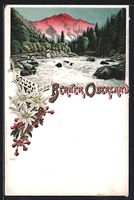 Litho Berner Oberland, Fluss-Katarakt un