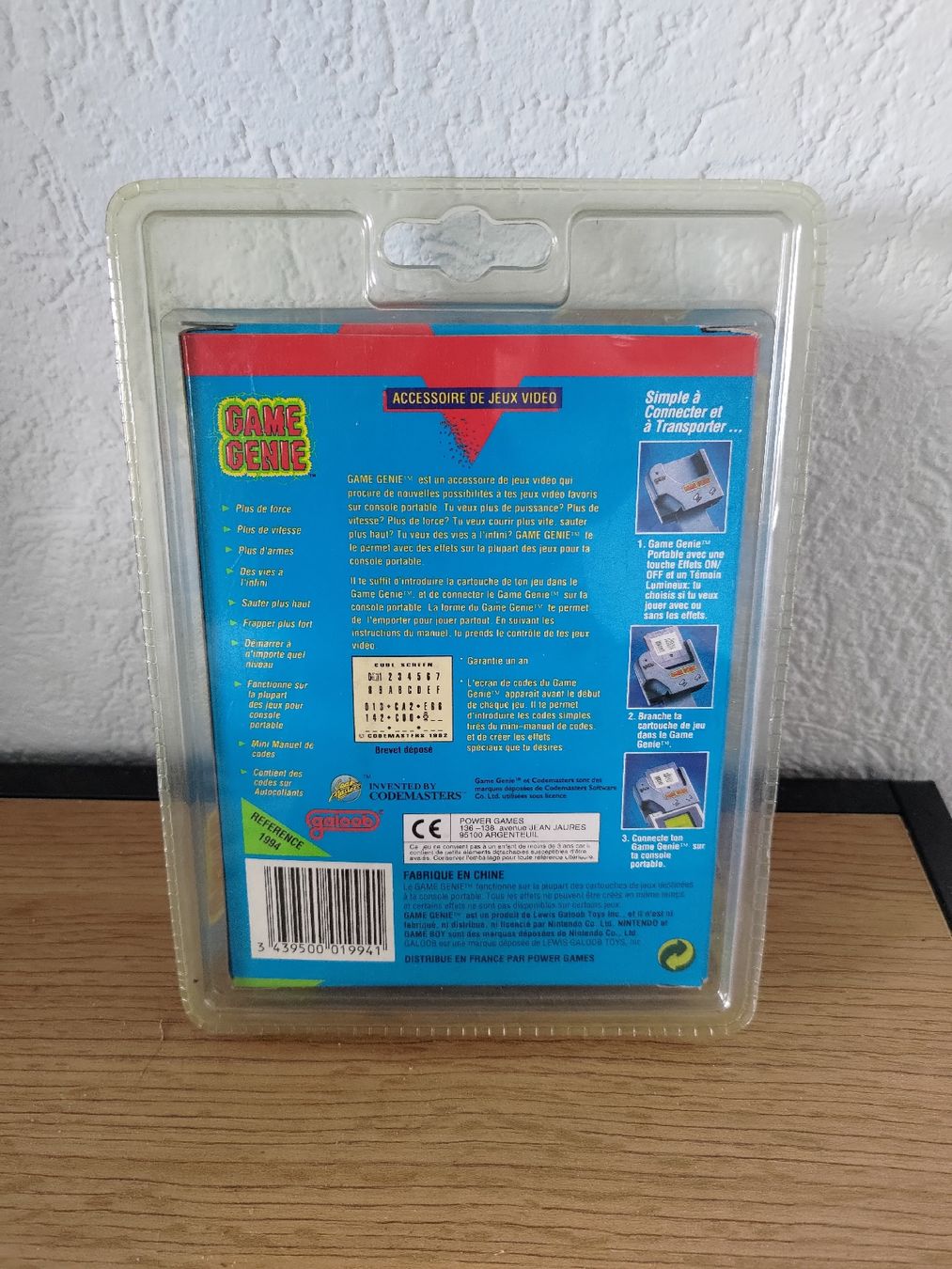 Nintendo Console: Game Genie sous blister – Nuovo e nell'imballaggio originale da Cottens VD venduto da tald90 1