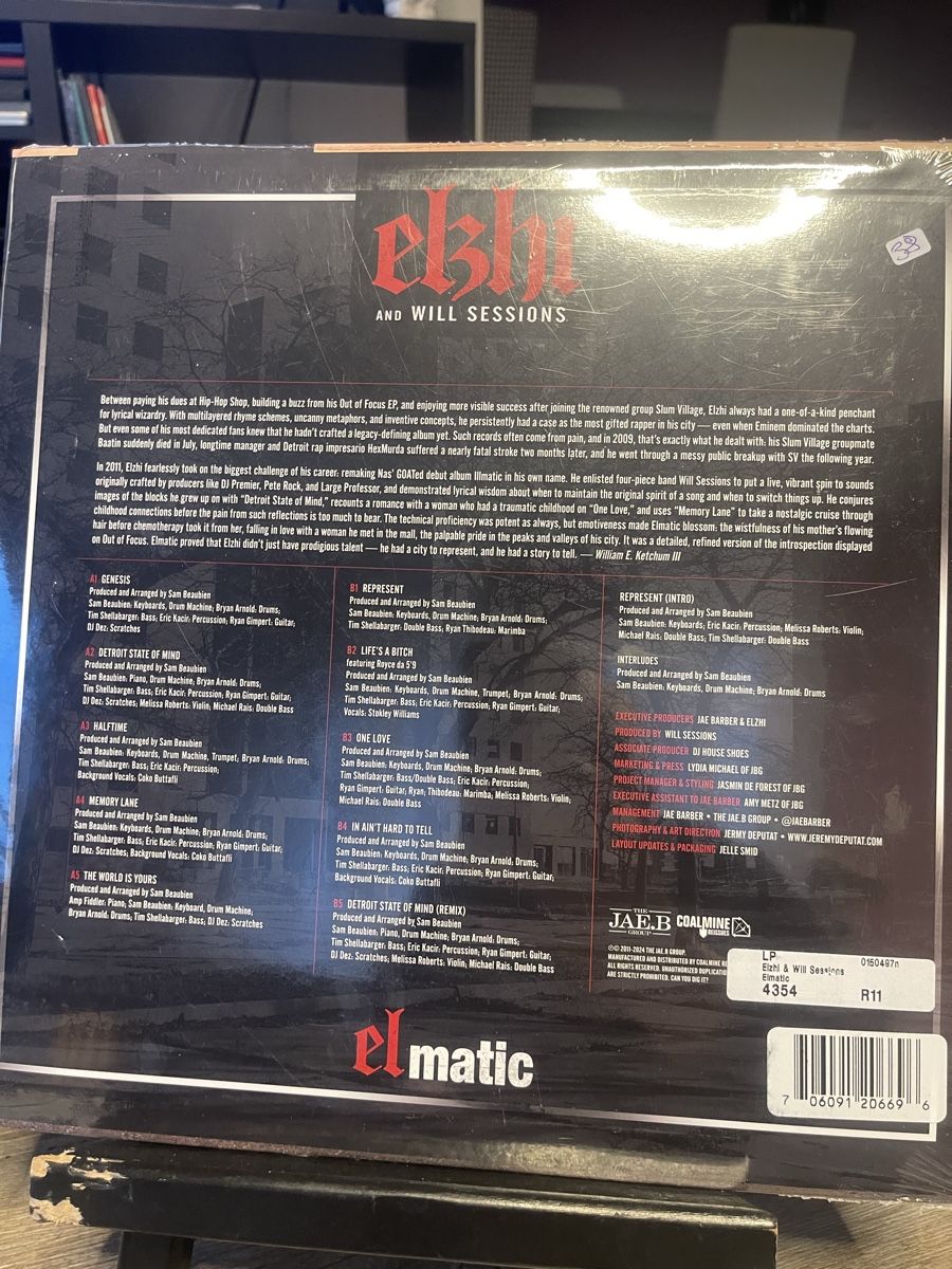 Dischi in vinile: Elzhi / Elmatic  – Nuovo e nell'imballaggio originale da Dagmersellen venduto da stonefinger 1