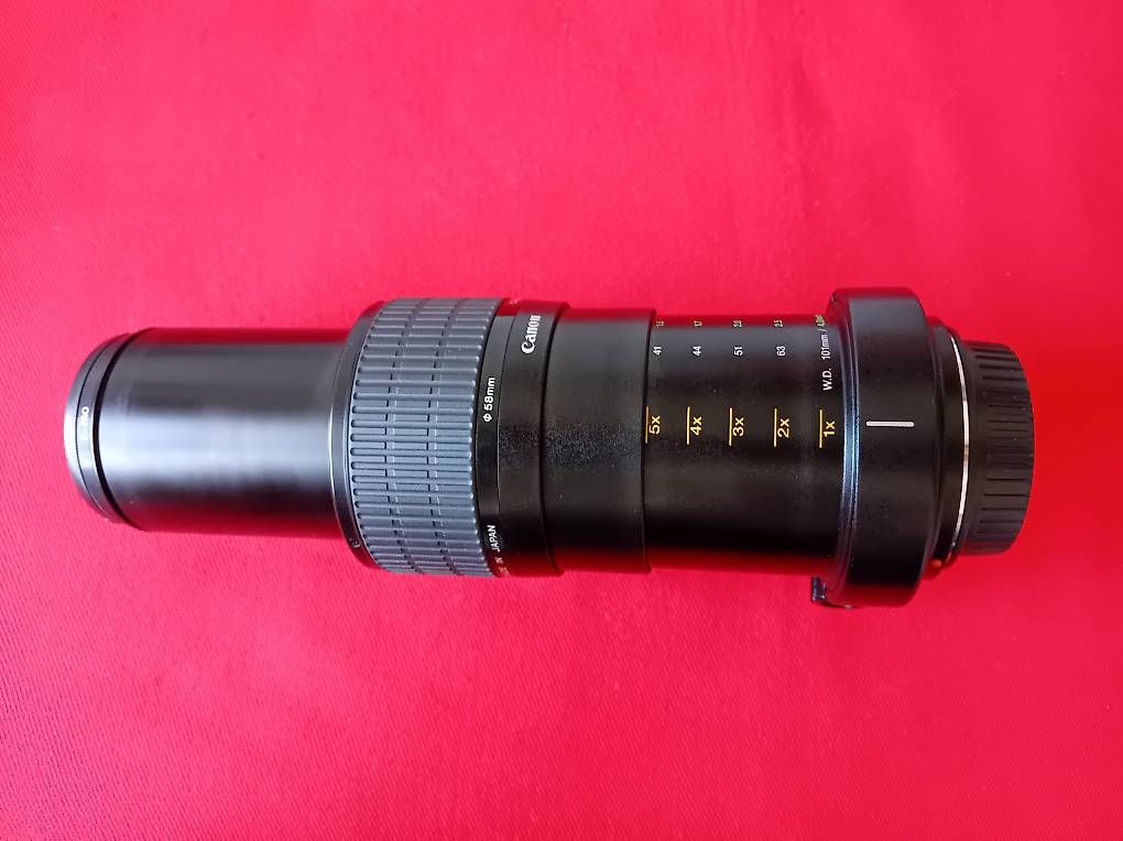 Canon Obiettivi: CANON EF MACRO MP-E 65 TOP ZUSTAND – Usato da Ostermundigen venduto da Lightningp-38j