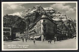 Glarus, Partie in der Bahnhofstrasse und