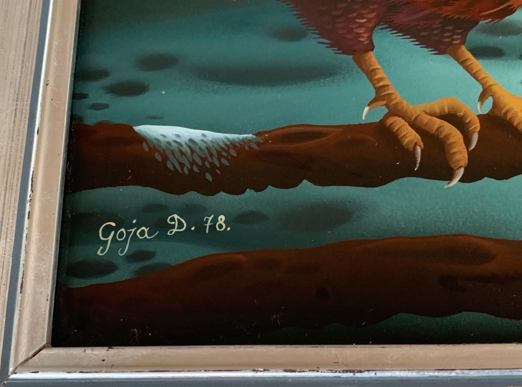 Tableaux: Darko Goja grosse Hinterglasmalerei Signiert – D'occasion à Müllheim Dorf par Othmar73 5