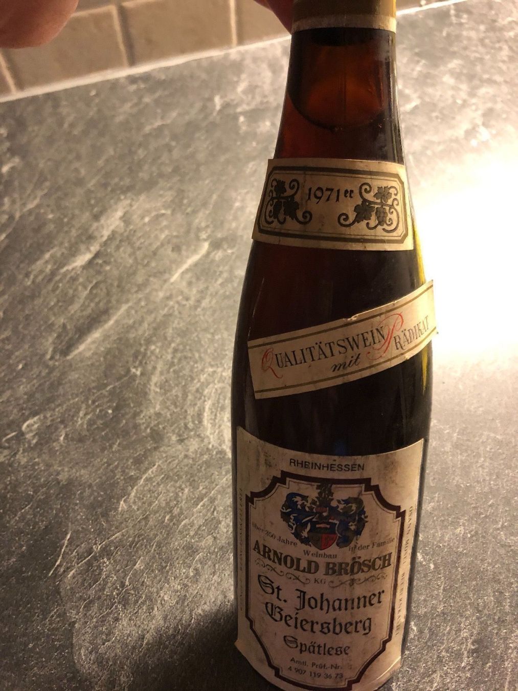 Lafite Rothschild Vino: WEINBAU 1971 - ST. JOHANNER BEIERSBERG – Nuovo e nell'imballaggio originale da Tenero venduto da KARLES 5