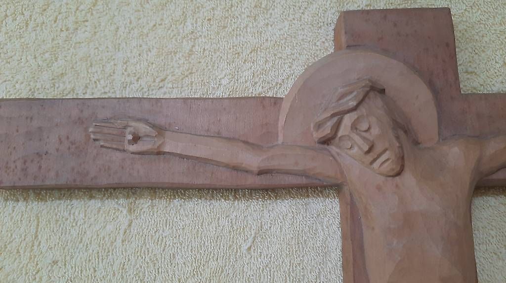 Statuette: Jesuskreuz Handgeschnitzt – Usato da Giswil venduto da aethra 4