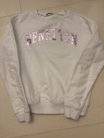 Pull Benetton blanc neuf 10 ans