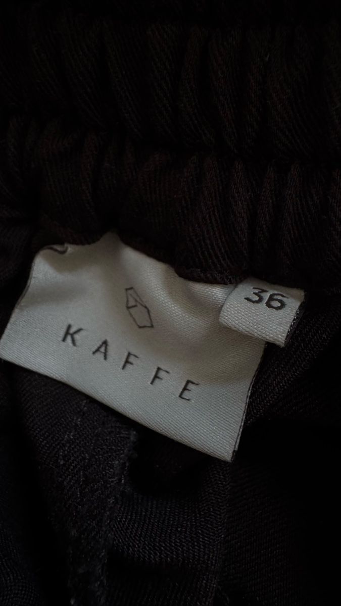 Pantaloni: Dunkelbraune Stoffhose Gr. 36 Kaffe – Nuovo (secondo la descrizione) da Zürich venduto da Aya03 3