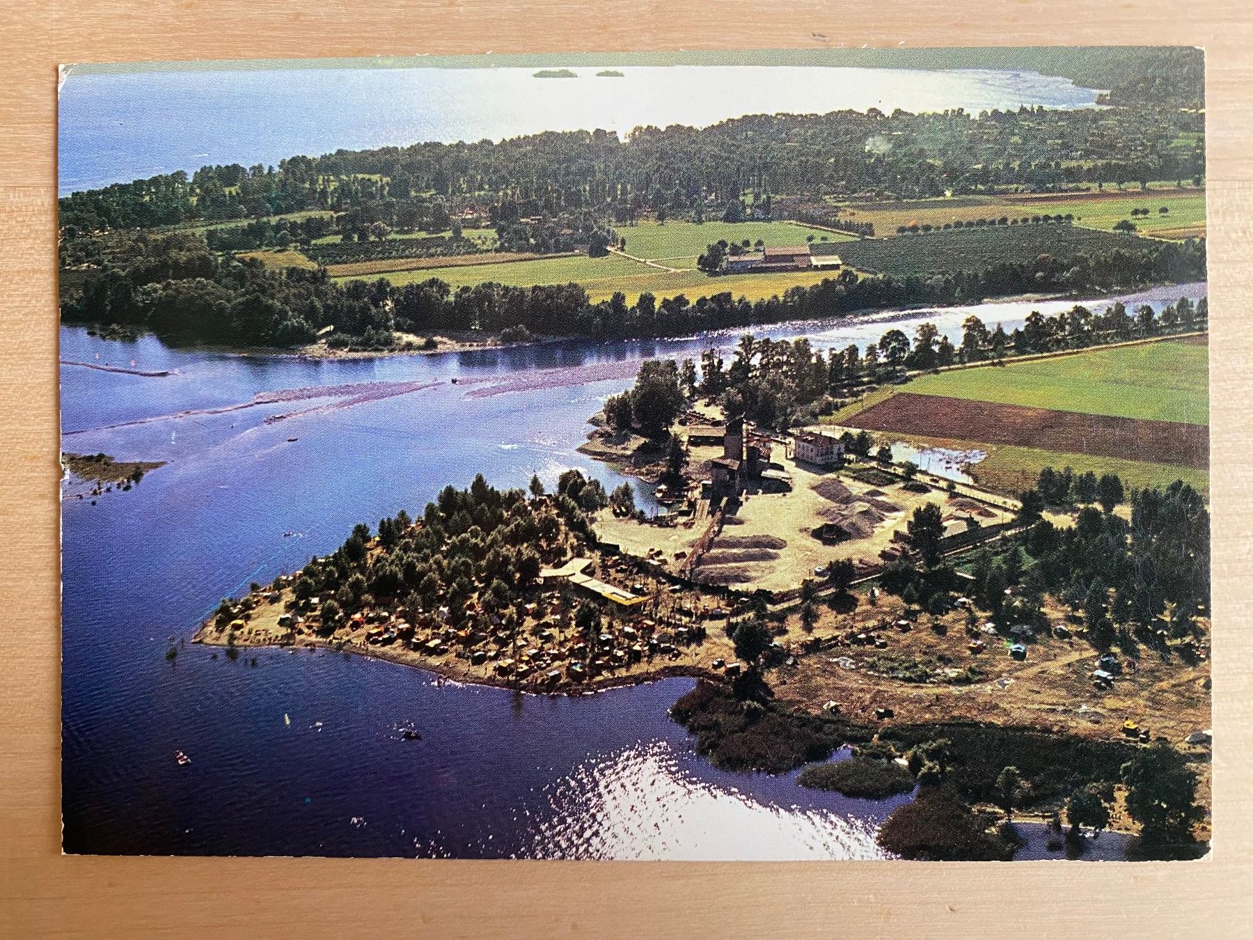 Cartoline postali: AK Locarno - Delta della Maggia TI (1973) – Usato da deitingen venduto da popcorn02