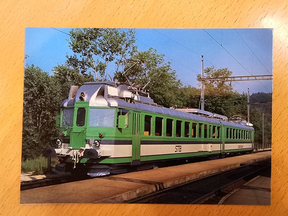 Postkarte STB Sensetalbahn Triebwagen BDe 4/6 102 ex. BLS (Neu (gemäss ...