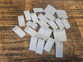 lego 30363 lot de 25 pièces Light Bluish Gray Slope 18 4 x 2