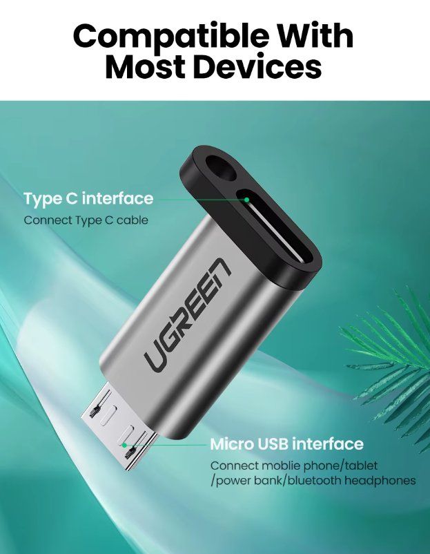 Ugreen Unità & Adattatore: Ugreen Micro USB zu Type C Adapter – Nuovo e nell'imballaggio originale da Romanshorn venduto da pfimex 2